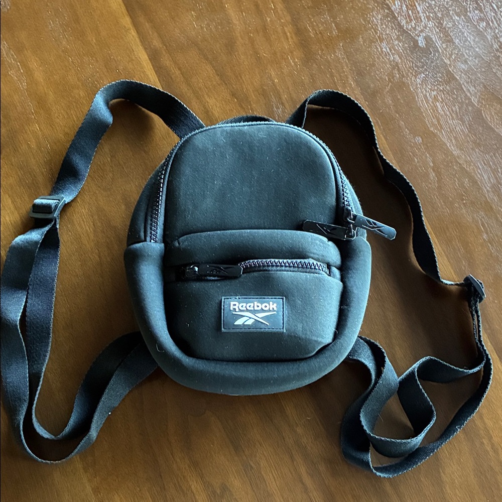 2 for 1: Reebok Black Mini Backpack + Reebok Crossbody Bag Tan